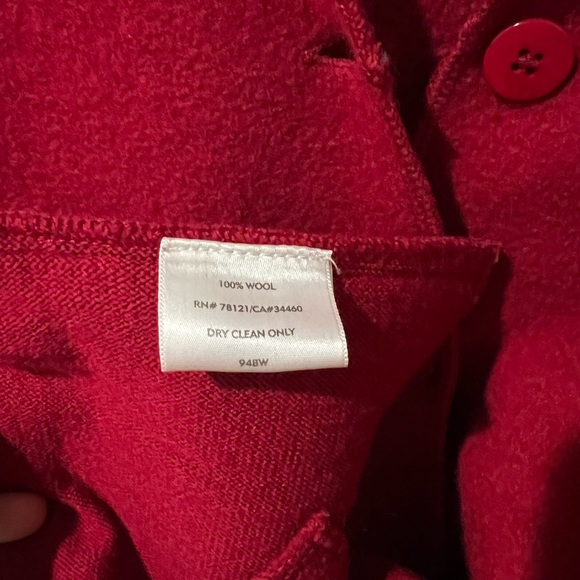 Eileen Fisher 100% Wool Coat - Picture 4 of 5